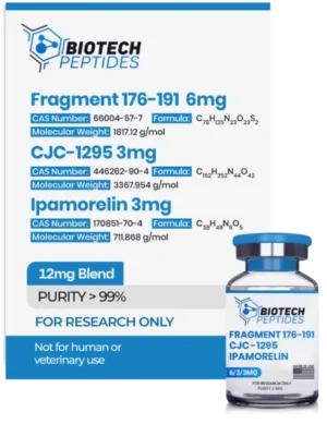 Fragment 176-191 & CJC-1295 & Ipamorelin Blend (12mg)